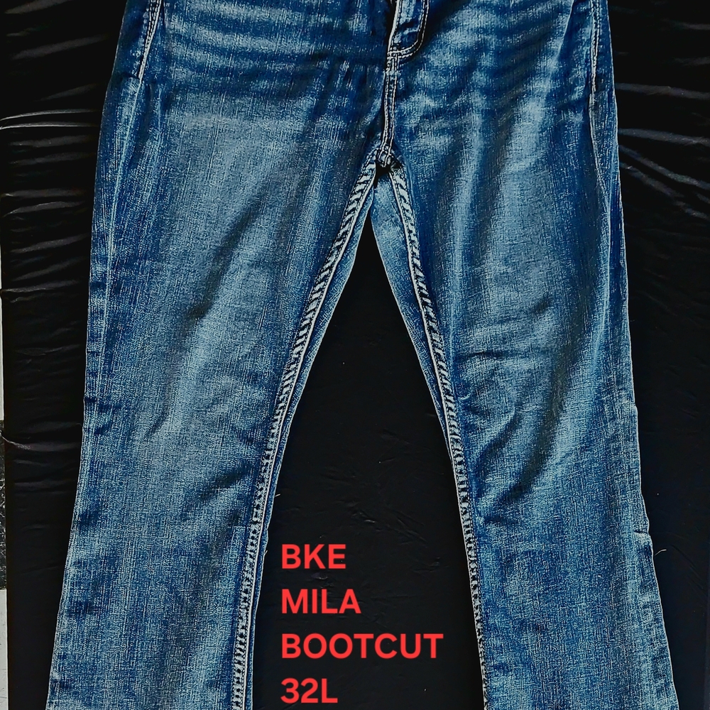 BKE Mila Bootcut Jeans - Classic Blue